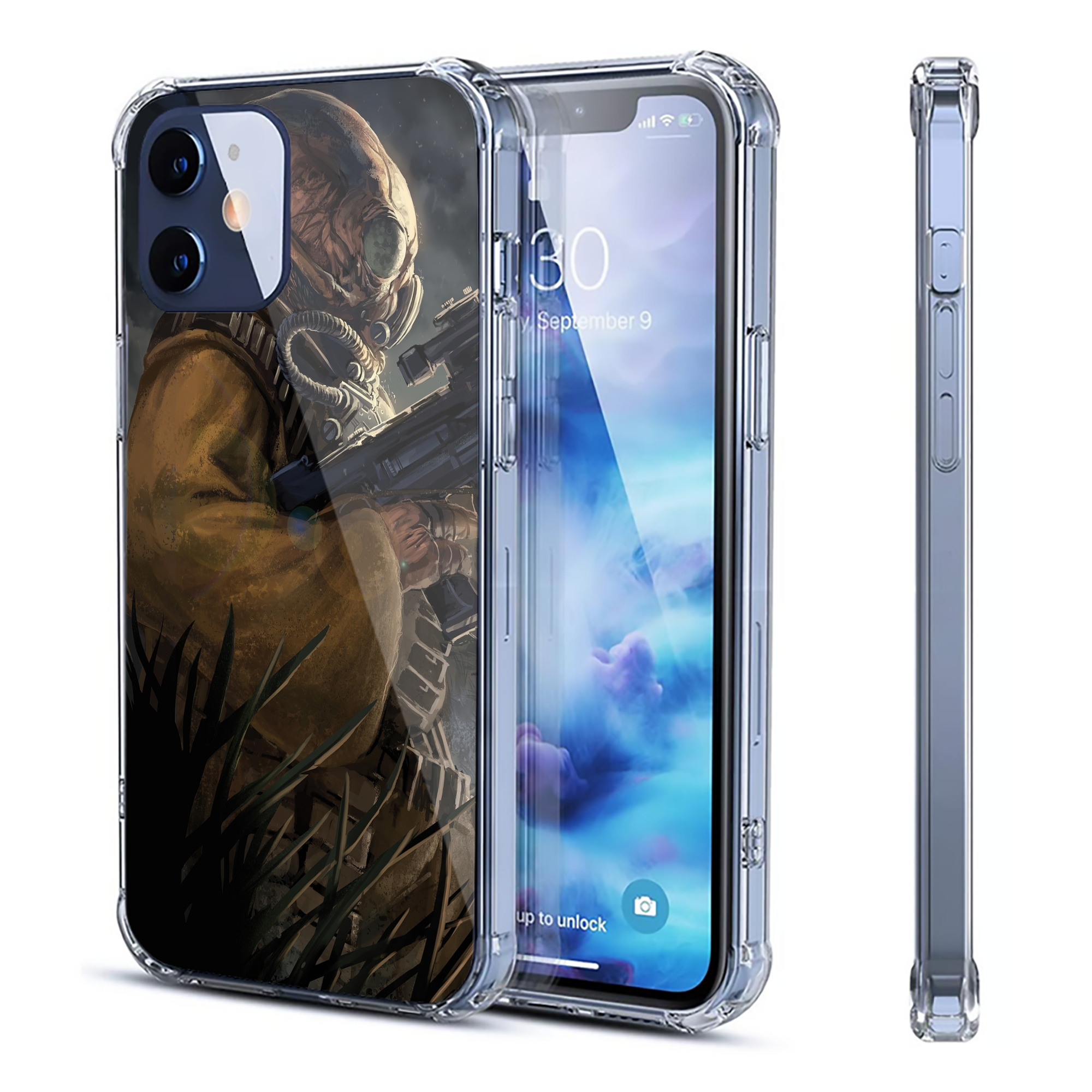 （画像用） スター・ウォーズ Star Wars 【iPhone 12シリーズ対応】透明スマホケース（クリアソフトケース）